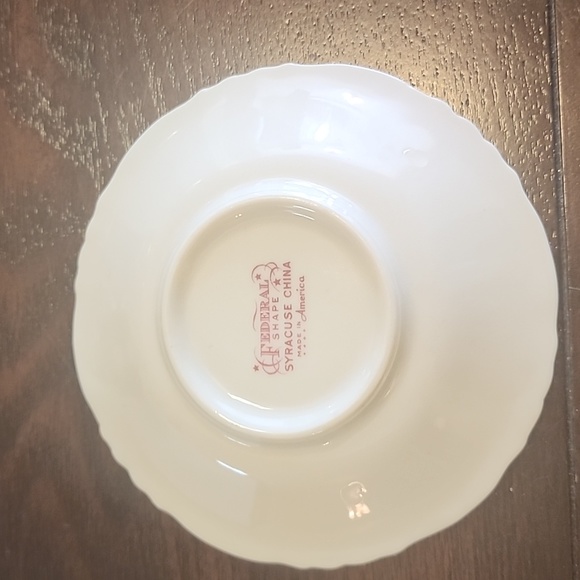 Federal Shape Demitasse Cup and Two Saucers - Picture 3 of 5